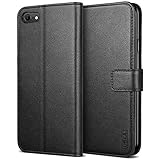 【Material de alta calidad】La funda de piel USLAI para iPhone SE 2022/2020 está hecha a mano con piel suave de poliuretano de alta calidad con una carcasa interior de TPU especial, que proporciona una sensación agradable y ofrece la protección perfecta contra arañazos, golpes, polvo y daños.