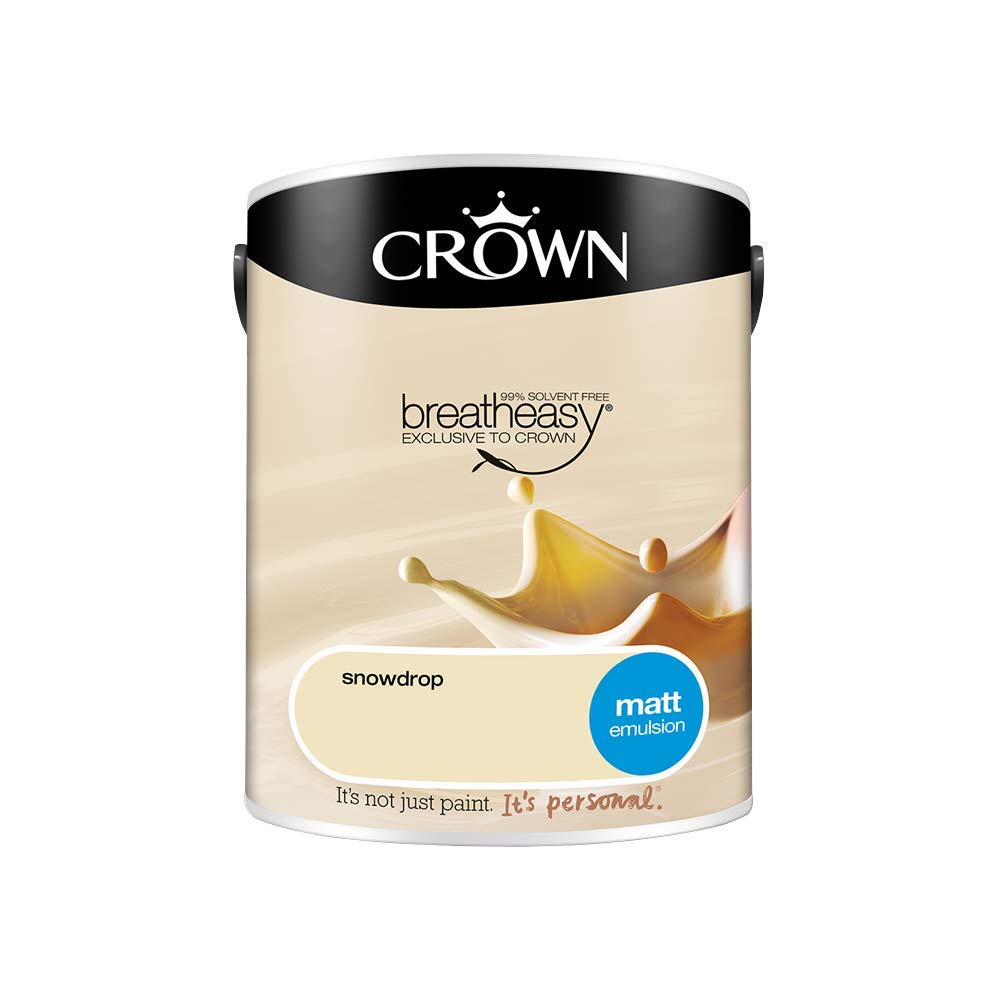 Crown Snowdrop Retail Core Emulsion Matt 5 L
