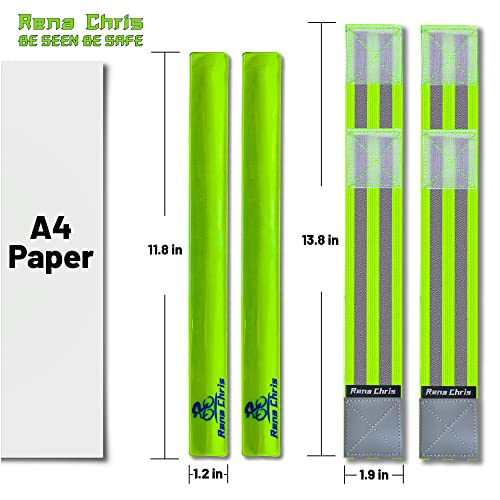 Rena Chris 43528-17502 Reflective Running Gear, 4Pcs High Visibility Reflective Bands For Night Walking, Safety Running Gear With Reflective Tape For Clothing, Running Safety Gear For Women thumb #5