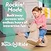 Nuby Rock 'N Ride Rocking Horse for Kids - Ride, Rock & Scoot Toy for Indoor & Outdoor Play - Balance & Coordination Development Toy - Ages 12+ Months - Green Horse