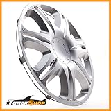 Fácil montaje 14 pulgadas tapacubos TAPACUBOS – Tapacubos Land Rover Llantas de Acero # 2431086 Plata Invierno Verano
