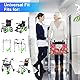 supregear Walker Tasche, Klapp-Walker Tasche Korb Organizer Pouch Tote mit Abnehmbares Wärmekammer für Walker Rollator Rollstuhlroller, Einfacher Zugang zu Reißverschlusstasche, Blumen