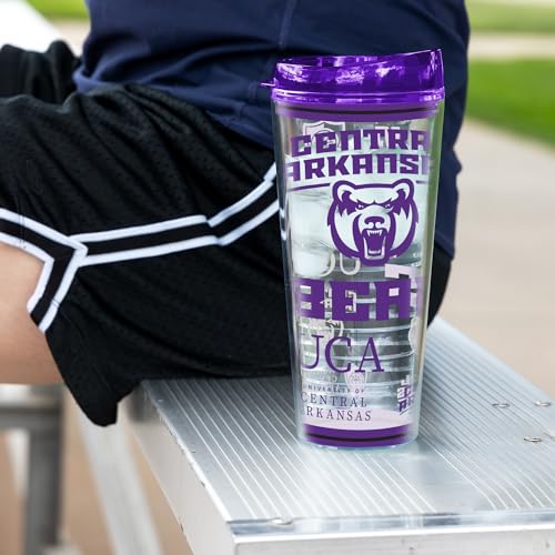 Image of Rico Industries NCAA College Double Wall Mayhem 16oz Or 20oz Tritan Tumbler W Lid