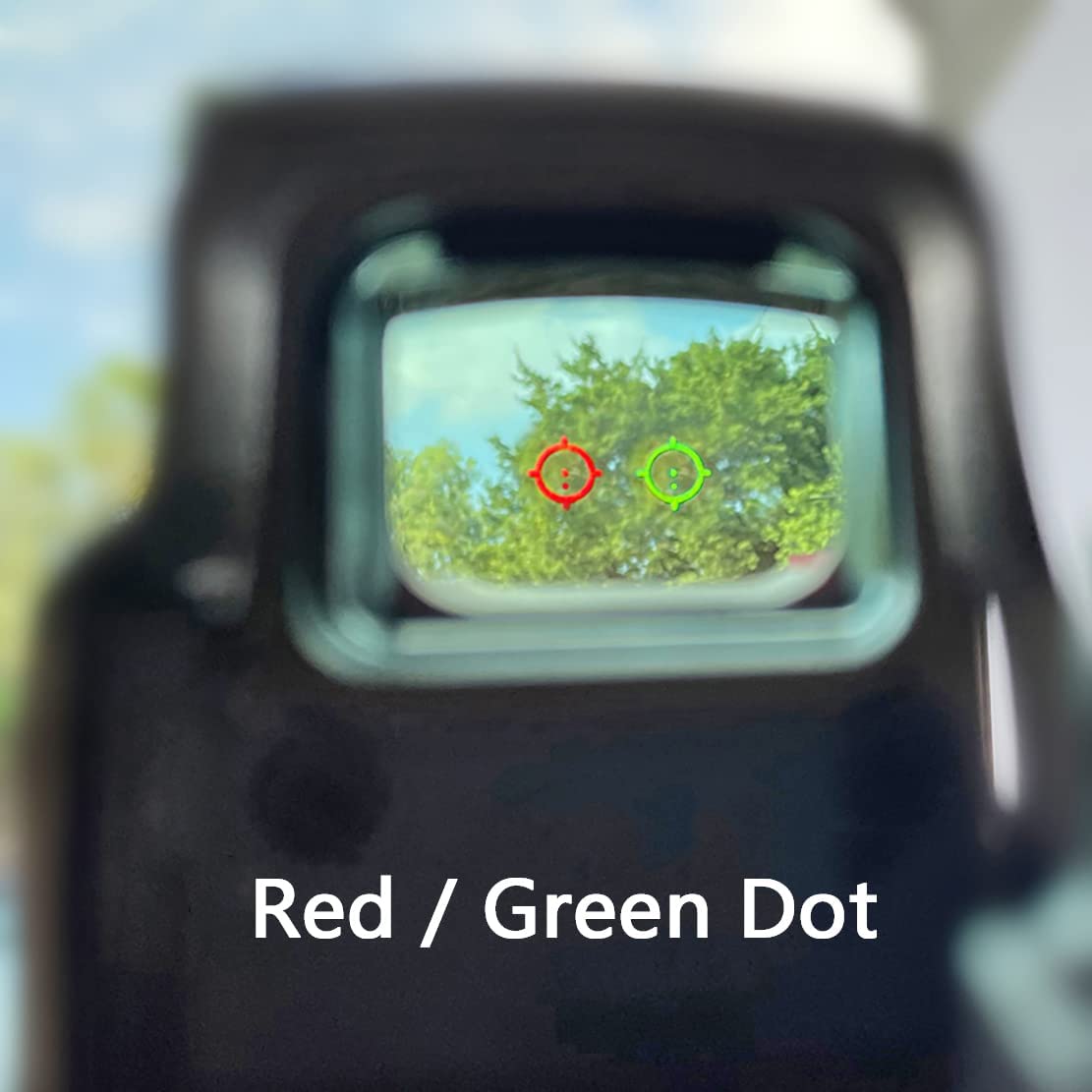 558 - Vista réflex de punto verde rojo + Lupa G33 3X, mira híbrida holográfica óptica con lupa G33, multiplicador de giro de liberación rápida
