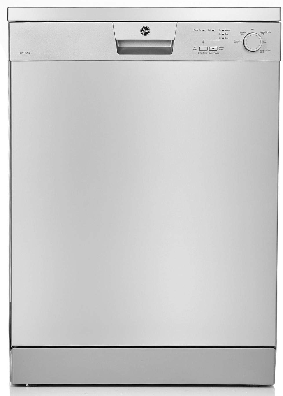 Hoover 5 programs 12 Place Settings free standing Dishwasher, Made in