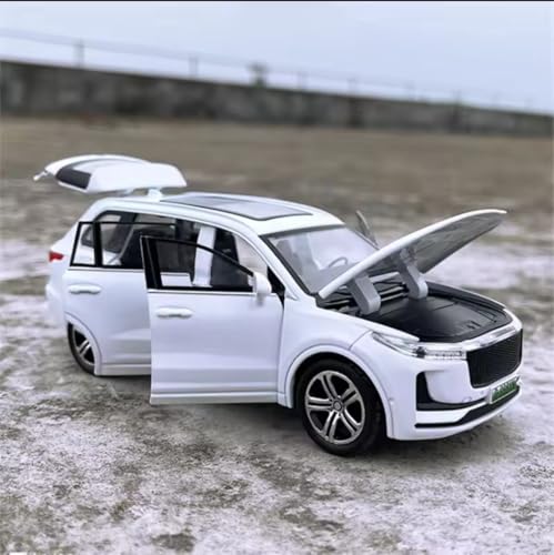Image of Leading Ideal One EV Diecast 1:32 Scale Model Alloy Metal Pull Back Toy car for Kids with Openable Doors & Light, Music Toy Vehicle for Kids [Colors as Per Stock] (1:32 Leading Ideal One)