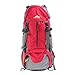 Lixada Sac à Dos avec Housse Imperméable pour Sport Randonnée Trekking Camping Backpack Voyage Paquet Alpinisme Escalade 50L