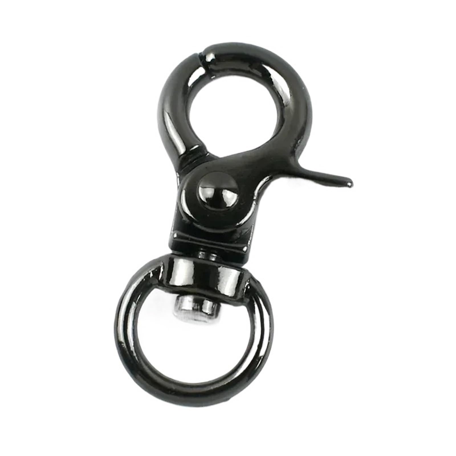 Cigpklo Gunblack-10Mm Swivel Snap Hooks 5/10/20/30/40/50Pcs 10/13Mm Small Carabiners Metal Buckles For Bag Strap Collar Swivel Lobster Clasp(,40Pcs)