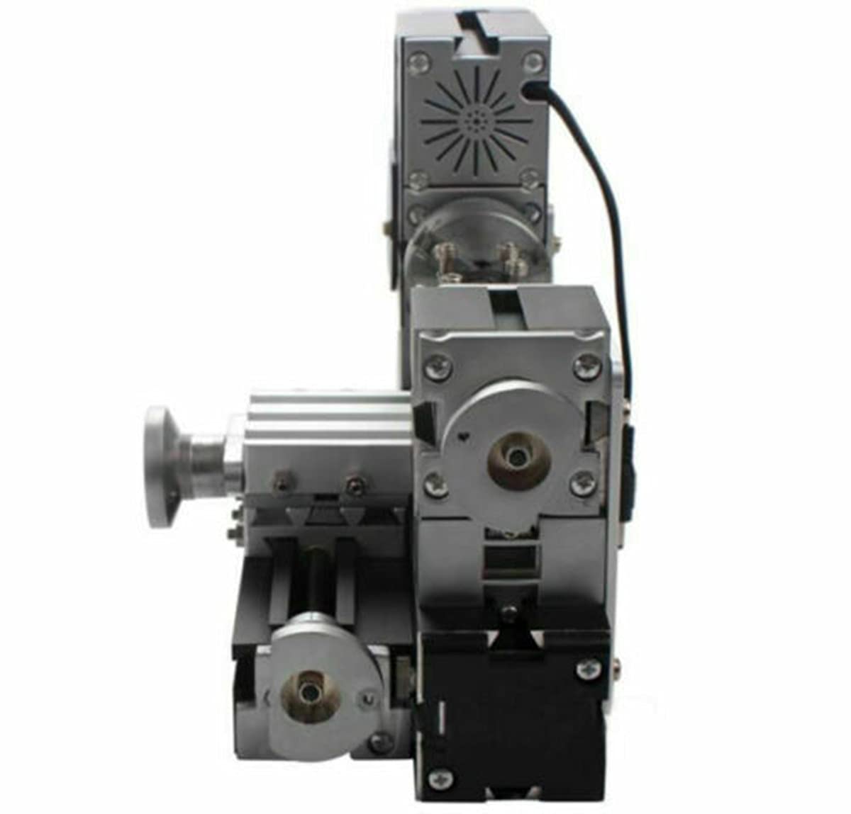 Mini tokarka metalowa o dużej mocy miękka obróbka metalu obróbka drewna DIY modelarstwo 60 W