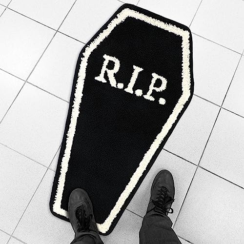 Amazon.com: Halloween Creative Coffin Rug,Sskeleton Bedside Rug ...