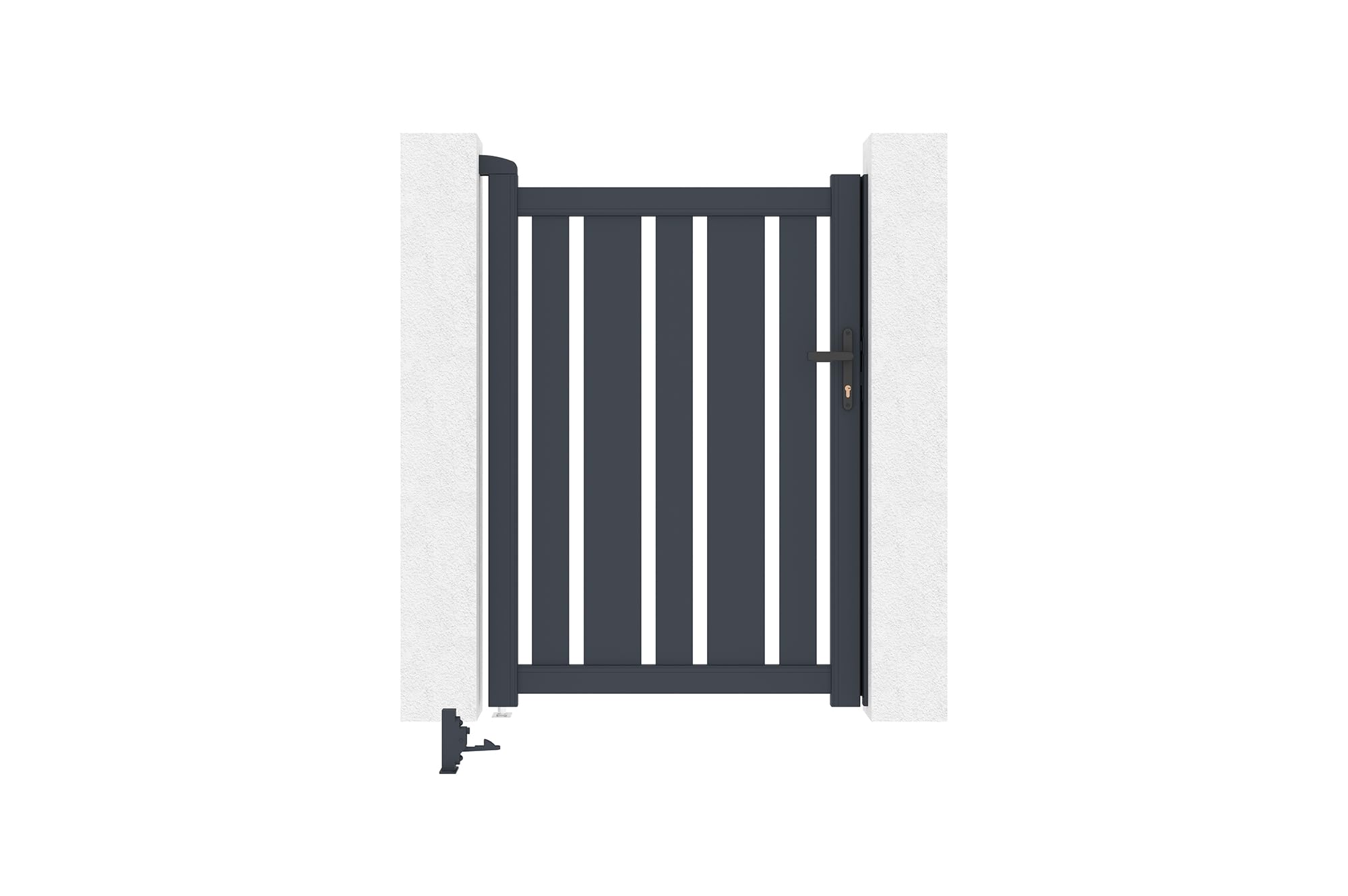 Casanoov Portillon 1m VEYMONT H.140cm aluminium gris