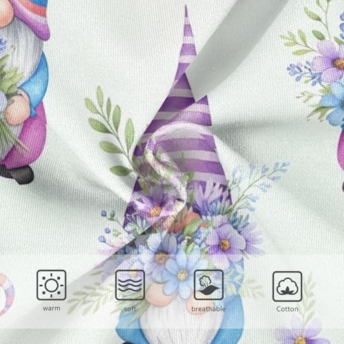 Cute Gnomes Striped Hats Panties for Girls, Toddler Girl Briefs, Cotton Underwear for Girls, 2–8 Years3