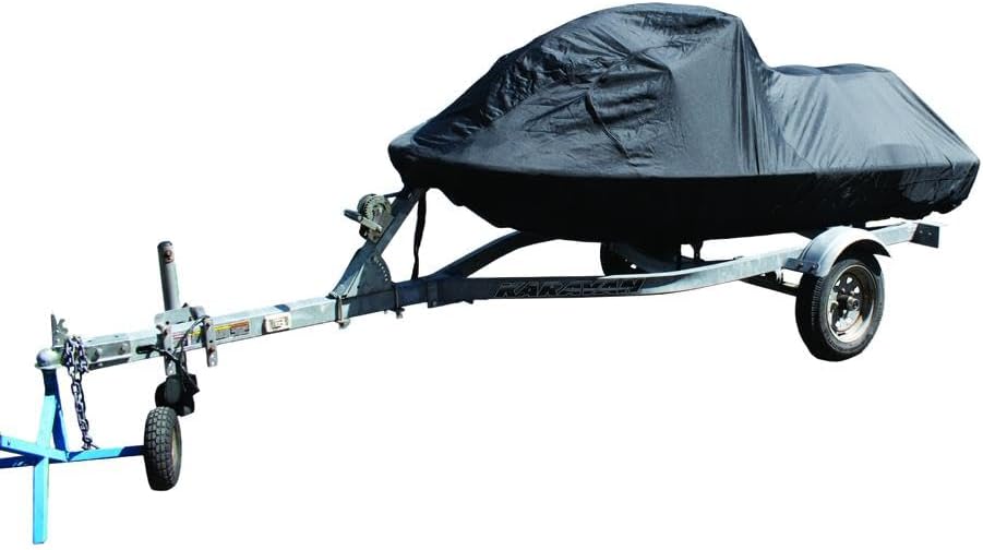 Rareelectrical New Universal PWC Storage Cover XXL 139 to 145 Inch Waterproof Marine Grade Polyester Compatible with Jet Ski Waverunner Sea-Doo Length Color Kawasaki Lx Limited Touring