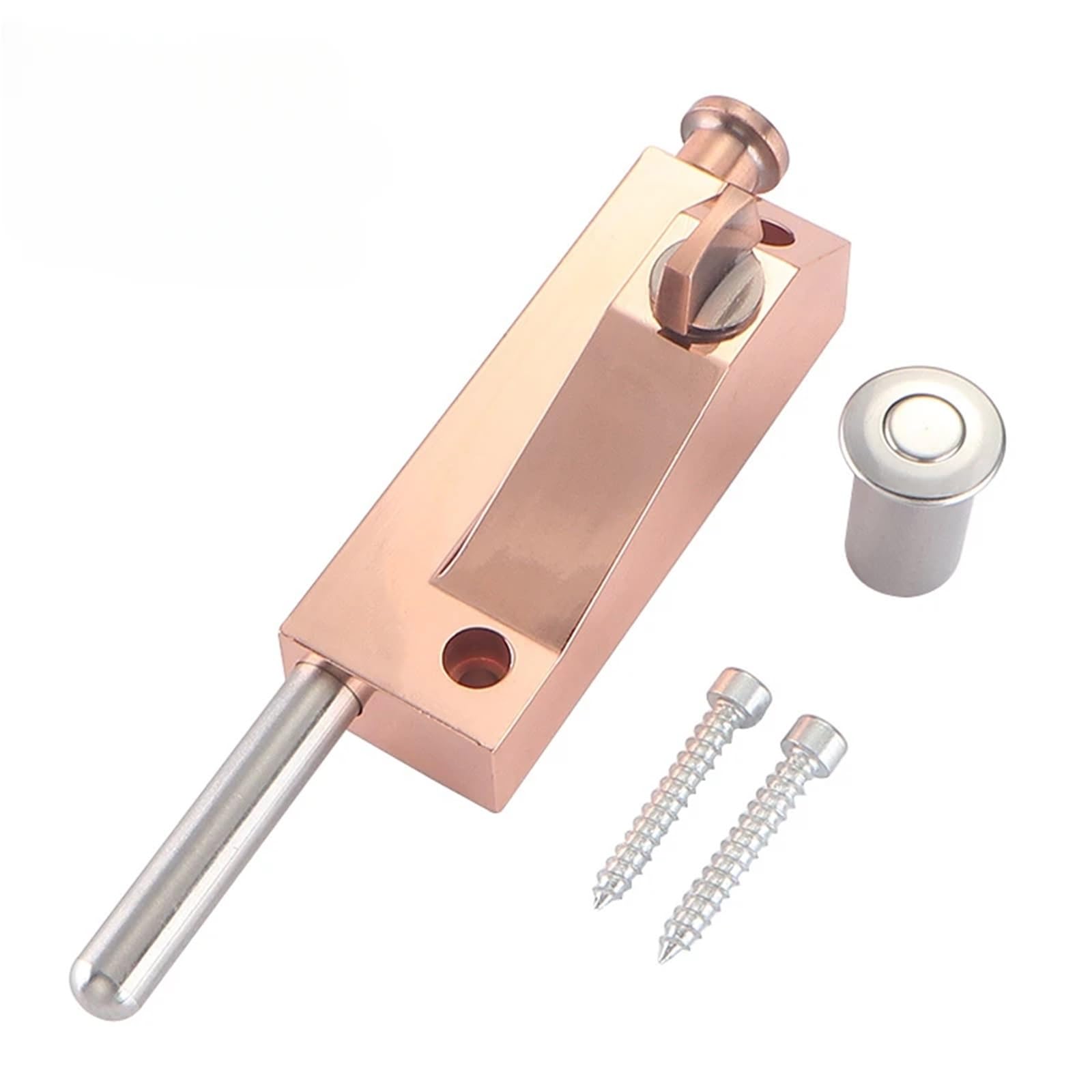 Zinc Alloy Latch Without Keys Buckle Rotating Door Latch Lock Accessories 1Pcs(3)