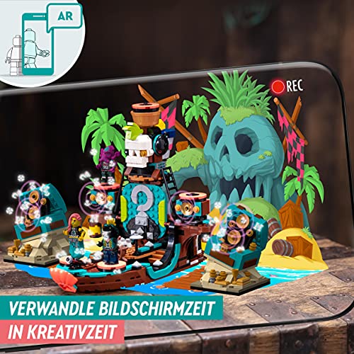 LEGO 43114 VIDIYO Punk Pirate Ship Beatbox Music Video Maker, Musik Spielzeug Set für Kinder mit AR App – Bild 3
