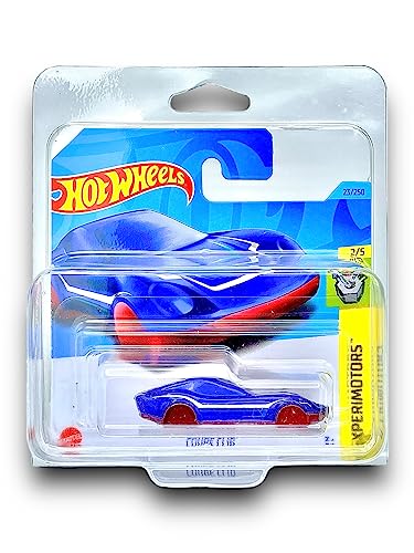Image of Hot Wheels Coupe Clip (Blue, Red & White) 2 /5 Experimotors - 3 Years And Up