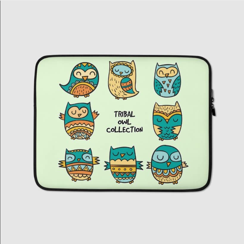 Tediline Laptop Sleeve for All Laptop,Tablet Bag, Case,Pouch,Tribal Art Owl (15 Inch) (B0C2HYMD9J) Amazon Price History, Amazon Price Tracker