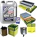 Produktbild Filter Set Inspektionspaket 5 Liter Liqui Moly Motoröl MoS2 Leichtlauf 10W-40 MANN-FILTER Innenraumfilter Kraftstofffilter Luftfilter Ölfilter