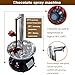 Chocolate Fountain Machine, Faucet Model Chocolate Waterfall Machine, Stainless Steel Chocolates Fountain Warmer with Chocolates Melting Function for Party, Wedding, Birthday (Black)