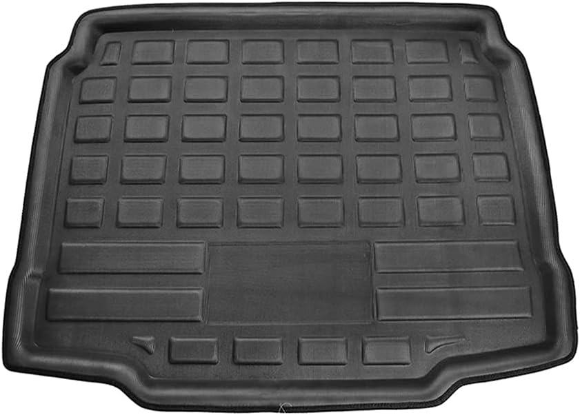 Three T Car Auto Rear Trunk Cargo Mat Tray Boot Liner Floor Carpet Protection Pad Dog Pad for Skoda Yeti 5L 2009 2010 2011 2012 2013 2014 2015 2016 2017