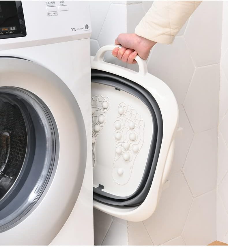 足湯バケツ 折りたたみ マッサージ 足の冷え対策 疲労軽減 持ち運び 収納 コンパクト 軽量 足浴槽 足SPA ケア 足マッサージバ  Amazon.co.jp: MAKETOMONEY フットバス 湯おけ 洗い桶 足湯器 足湯用バケツ 足湯桶 折りたたみ 足湯 足湯ばけつ 持ち手付き  フットマッサージ ... バケツ 足湯ばけつ フットバ 足湯桶 SPA足湯 足裏マッサージ 足湯器 持ち手付き 折りたたみ フットクリア 多機能 汚れ 大容量