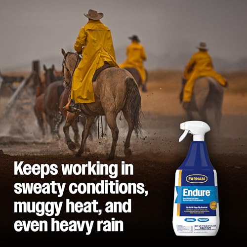 Farnam Endure Fly Spray for Horses, Sweat-Resistant, 32 oz Spray - Image 7