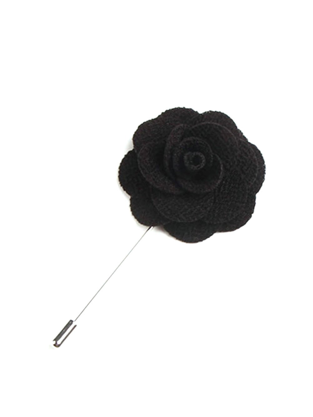 Blank K Men Floral Flower Lapel Stick Brooch Pin Wedding Suit Tuxedo Corsage