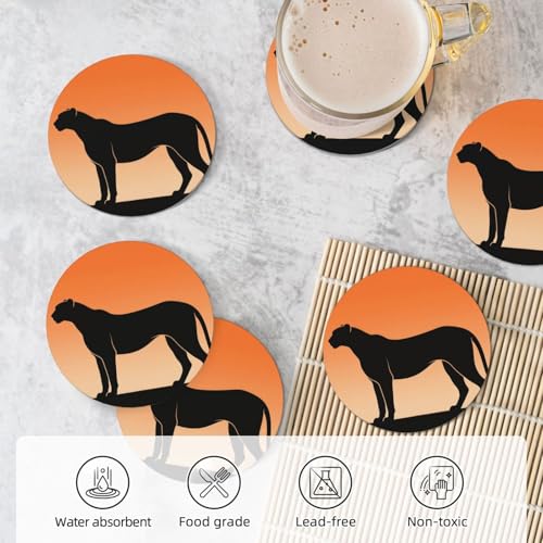 Sous-verres céramique absorbants avec support pour table basse - 6