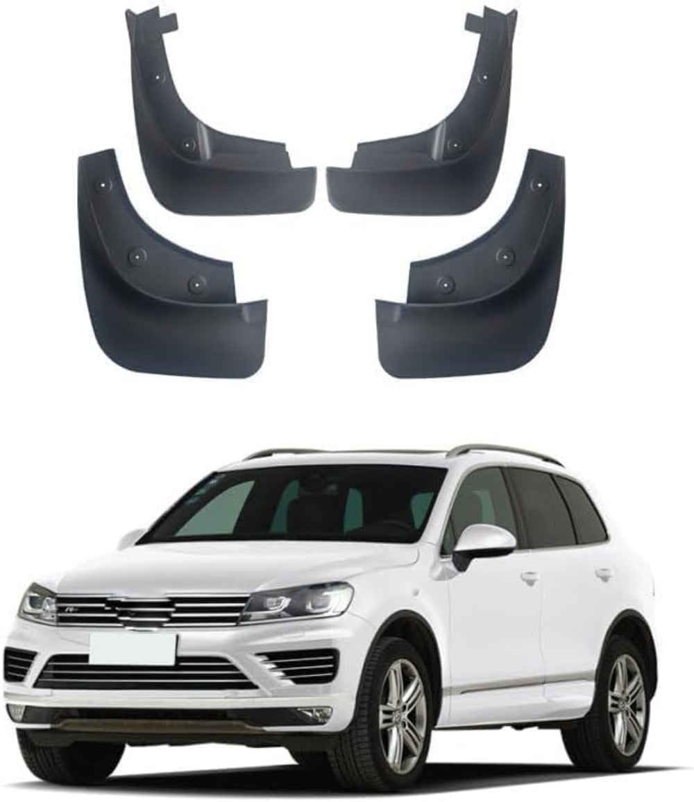 Car Mud Flaps for VW Touareg RLine 2017-2018, Splash Guards Mudguards