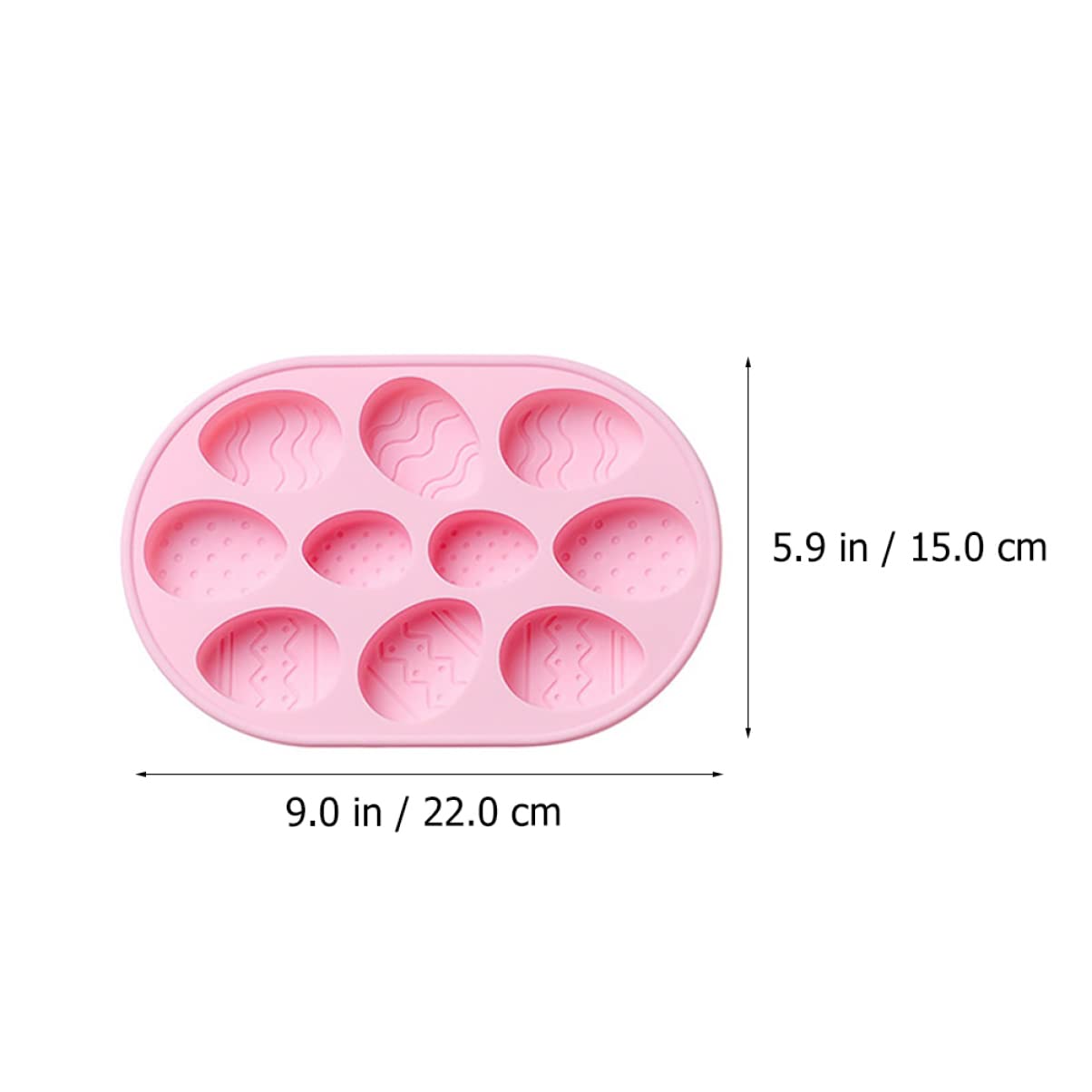 Amosfun Lot De 3 Moules À Gâteaux En Silicone Pour La Cuisson Lot De 10 En Forme De Pâques Biscuits Numériques Non Nettoyants Outil Décoratif Pour Gâteaux De Pâques 2 Pièces X 3