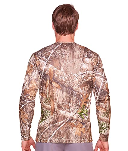 Realtree Men's Essential Camo Lightweight Performance Long Sleeve Shirt2