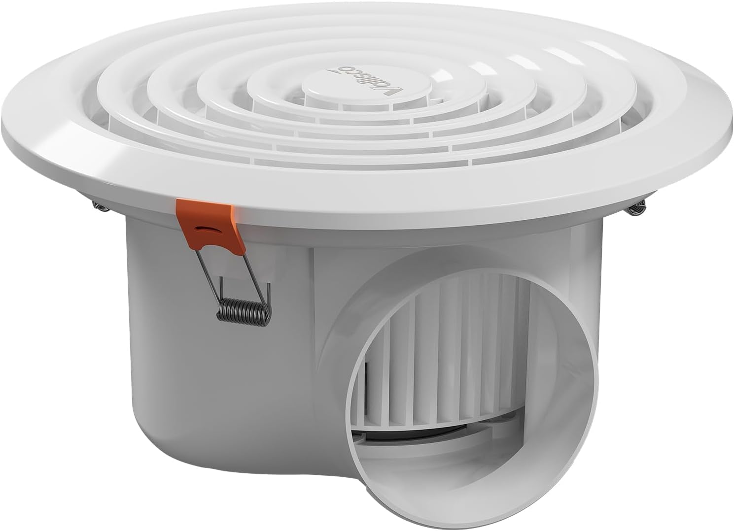 Bathroom Exhaust Fan 8", White Quiet Ceiling Exhaust Fan 110 CFM, 1.0 Sones Ideal Ventilation for Bathroom, Kitchen, RV, Mobile Home, Garage (110V)