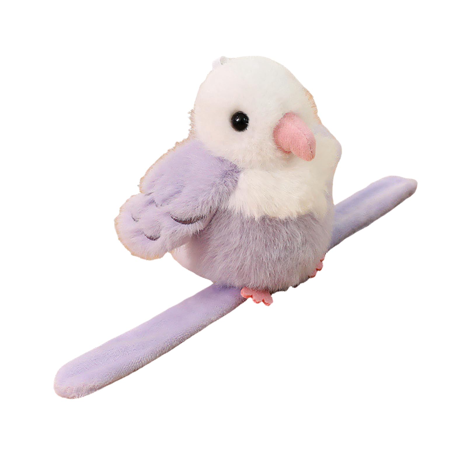 Colorful Parrots Keychain Pendant, Lightweight Plush Ornament Perfect for Wall Display Lightweight Plush Ornament Cartoon Bird Hanging Charm