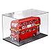 Produktbild HCAEIOFJ Transparente Acryl-Vitrine für Lego Creator 10258, anwendbar für Expert London Bus Schaukasten, Geschenk (nur Vitrine) (schwarze Unterseite)