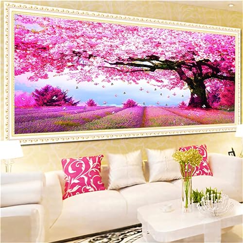 Diamond painting arbre complet 70x160cm comme idée cadeau adulte