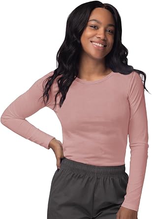 Sivvan Scrubs for Women - Long Sleeve Comfort Underscrub Tee