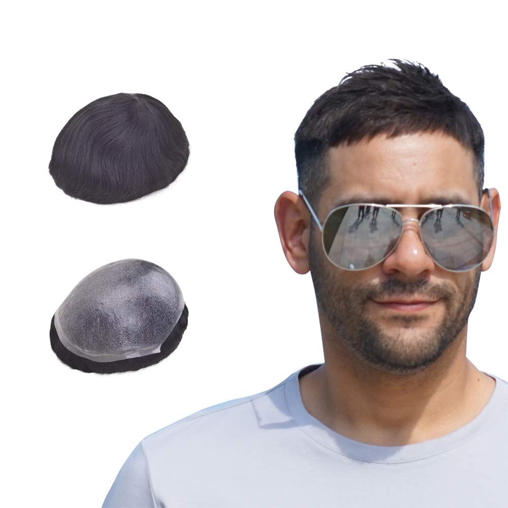lordhair ultra thin skin men s toupee hair replacement