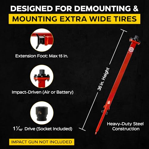 Image of Universal Impact Driven Tire Demounter for Off Road and Super Singles