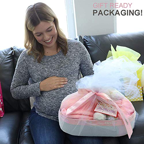 Baby Shower Gifts - New Baby Newborn Essential Gift Basket, Beautiful Unicorn Theme Gift Wrapped For A Boy Or Girl, All In One Registry Essential Stuff For Boys Or Girls, Includes Card Perfect Set #TOP3