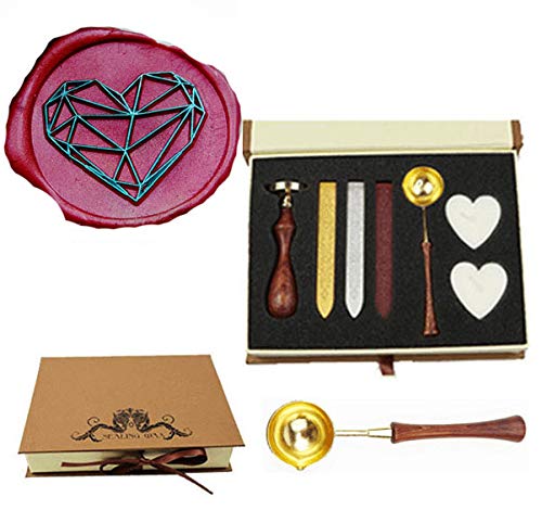 Kit cachet de cire rétro dans son coffret cadeau de prestige