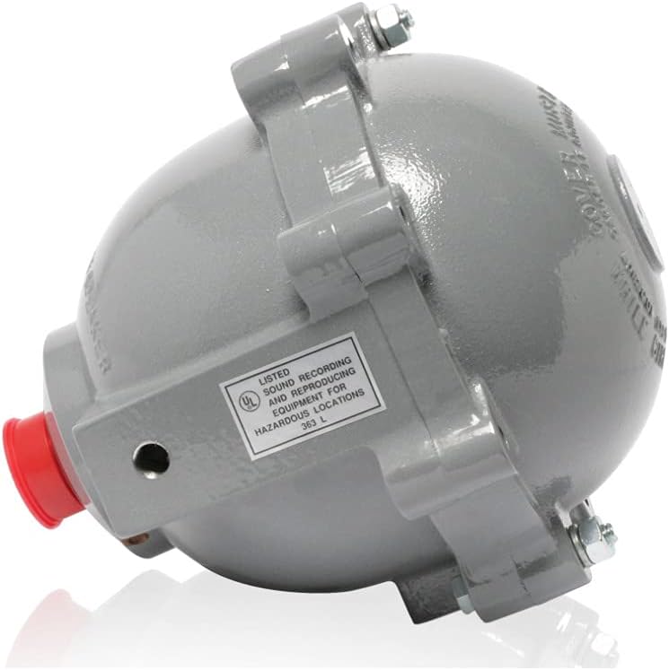Atlas Sound MLE-3T UL Listed Explosion Proof Compression Driver, 30 W, 70.7V, Hydrogen Environment