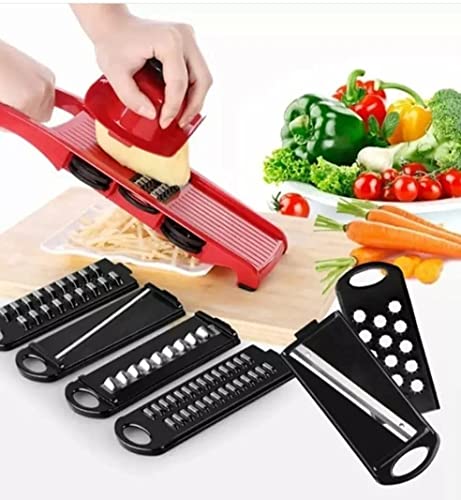 Ralador Fatiador Legumes Mandoline Slicer Multifuncional Aço Inox