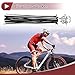 INFINAUTO 20 Set 12G Bicycle Spoke 249 mm Bike Wheel Spoke Carbon Steel Black