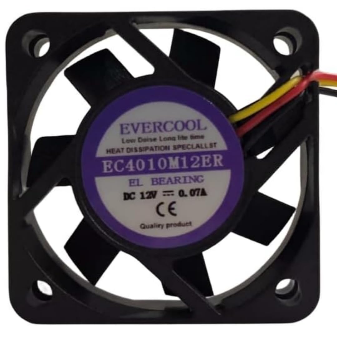 EC4010M12ER 4CM 12V 0.07A 4010 40MM 40X40X10MM 3-Wire Cooling Fan