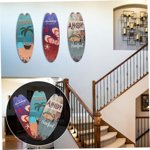 Panneau suspendu pour intérieur et extérieur Amosfun avec 3 designs surf uniques - 3