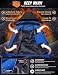 TACVASEN Winterjacken Herren Thermo Innenfutter Skijacke mit Taschen