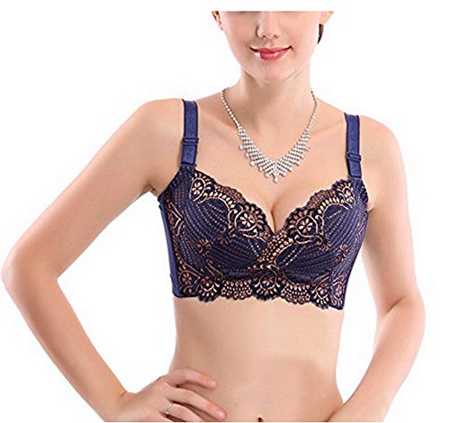 MUCO Women‘s Thin Cup Push up Bra Deep V Adjustable Bra 34b-40d Ayswx002