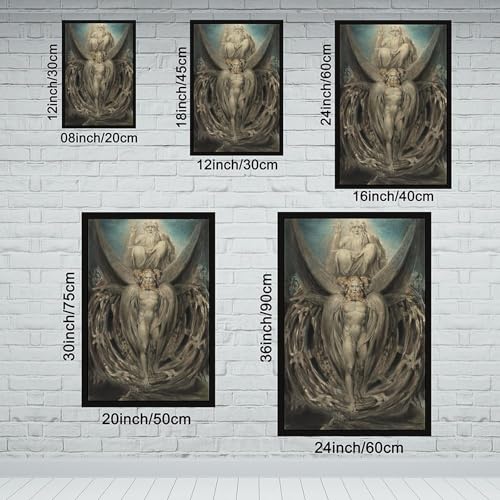 Tableau de William Blake The Whirlwind pour habiller un mur vide