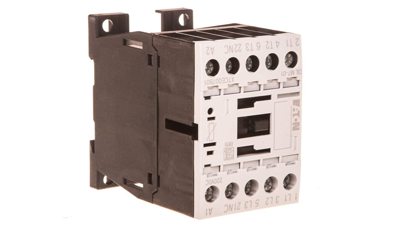 Contacteur DILM7-01 220VDC relais de commande Eaton Moeller 3kW commutation - 2