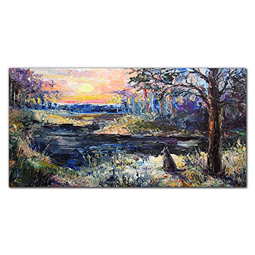 Impression sur verre 100x50cm animal forêt déco murale salon